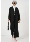 Ayrobin Kimono Pantolon İkili Takım 6739 - Siyah