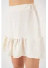 Ayrobin Mini Etek 8054 - Ekru