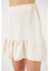 Ayrobin Mini Etek 8054 - Ekru
