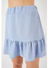 Ayrobin Mini Etek 8054 - Mavi