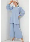 Ayrobin Tunik Pantolon Alt Üst Takım 6712 - Açık Mavi