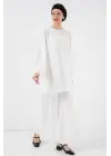 Ayrobin Tunik Pantolon Alt Üst Takım 6712 - Beyaz
