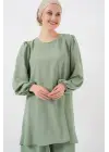 Ayrobin Tunik Pantolon Alt Üst Takım 6712 - Çağla