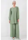 Ayrobin Tunik Pantolon Alt Üst Takım 6712 - Çağla