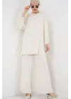 Ayrobin Tunik Pantolon Alt Üst Takım 6712 - Ekru