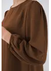 Ayrobin Tunik Pantolon Alt Üst Takım 6712 - Kahverengi