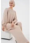 Ayrobin Tunik Pantolon Alt Üst Takım 6712 - Krem