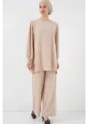Ayrobin Tunik Pantolon Alt Üst Takım 6712 - Krem