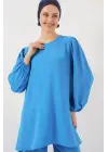 Ayrobin Tunik Pantolon Alt Üst Takım 6712 - Mavi