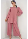 Ayrobin Tunik Pantolon Alt Üst Takım 6712 - Pembe