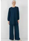 Ayrobin Tunik Pantolon Alt Üst Takım 6712 - Petrol