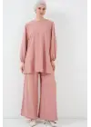 Ayrobin Tunik Pantolon Alt Üst Takım 6712 - Somon