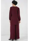 Ayrobin Tunik Pantolon Alt Üst Takım 6712 - Y.Bordo