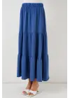 Ayrobin Uzun Etek   - İndigo