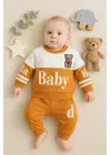 Baby Desenli 2li % 100 Pamuk Erkek Bebek Takımı
