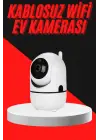 Baby Kamera Kablosuz 720p Beyaz 360 Derece Wifi Kamera Full Hd 1080p