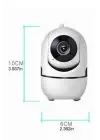 Baby Kamera Kablosuz 720p Beyaz 360 Derece Wifi Kamera Full Hd 1080p