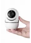 Baby Kamera Kablosuz 720p Beyaz 360 Derece Wifi Kamera Full Hd 1080p