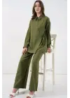 Şık Tunik Pantolon Takım Haki