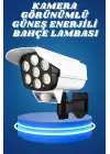 Bahçe Aydınlatması Hareket Sensörlü Led Aydınlatma Kamera Görünümlü