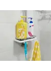 Banyo Direğine Asılabilir Köşelik Şampuanlık Sabunluk Çift Askılı Düzenleyici Raf Paslanmaz