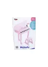 BAO-1403-0213 PİNK 37 TUŞ BÜYÜK PEMBE PİYANO MP3 VE MİKROFONLU
