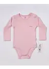 Omarı Pembe Uzun Kollu Basic Body
