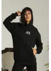 Çarpıcı Oversize Kapüşonlu Sweatshirt