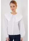 Şık Bebe Yaka Gömlek - Beyaz