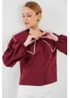 Bebe Yaka Gömlek 20314 - Bordo