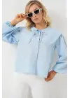 Bebe Yaka Gömlek 20314 - Mavi