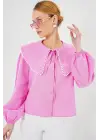 Bebe Yaka Gömlek 20314 - Pembe