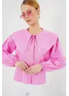 Bebe Yaka Gömlek 20314 - Pembe