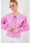 Bebe Yaka Gömlek 20314 - Pembe