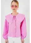 Bebe Yaka Gömlek 20314 - Pembe