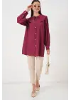 Bebe Yaka Uzun Tunik 5967 - Bordo