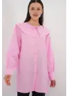 Bebe Yaka Uzun Tunik 5967 - Pembe