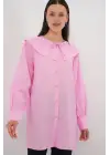 Bebe Yaka Uzun Tunik 5967 - Pembe