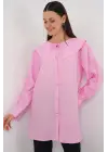 Bebe Yaka Uzun Tunik 5967 - Pembe