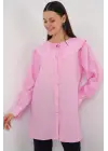 Bebe Yaka Uzun Tunik 5967 - Pembe