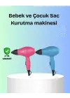 Bebek Dostu Mini Fön – Statik Elektrik Azaltıcı Anion Teknolojisi
