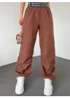Omarı Rahat ve Şık Kahve Pantolon
