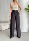 Modern Beli Çapraz Pantolon