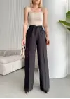 Modern Beli Çapraz Pantolon