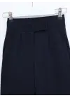 Beli Cırtcırt Detay Boru Paça Kumaş Pantolon -Laci