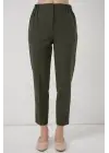 Beli Lastikli Kumaş Pantolon 30058 - Haki
