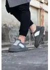 Omarı Gri Süet Erkek Casual Ayakkabı