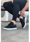 Modern Siyah Triko Erkek Ayakkabı