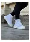 Modern Beyaz Erkek Bilek Ayakkabı