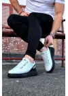 Omarı Kalın Tabanlı Legend Beyaz Erkek Casual Ayakkabı